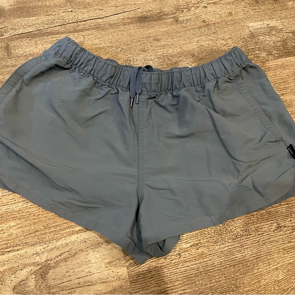 Patagonia Barely Baggies Light Blue Active Shorts